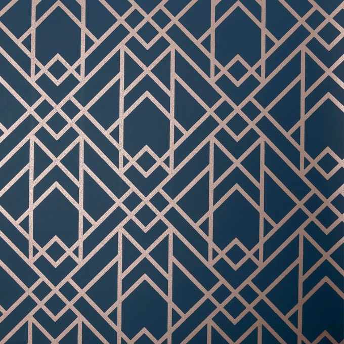 Обои 1838 Wallcoverings Elodie Metro Midnight 1907-140-01